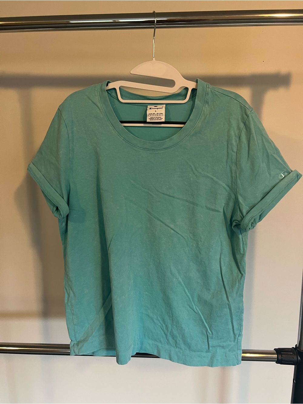 Champion Mineral Wash Aqua Short Sleeve T-Shirt